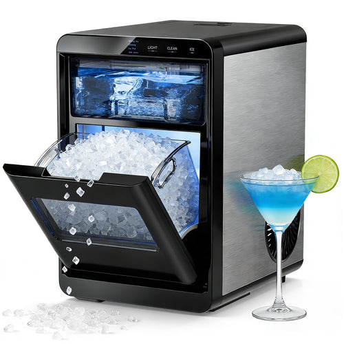 Antarctic Star 20 kg Countertop Nugget Ice Maker Machine Black
