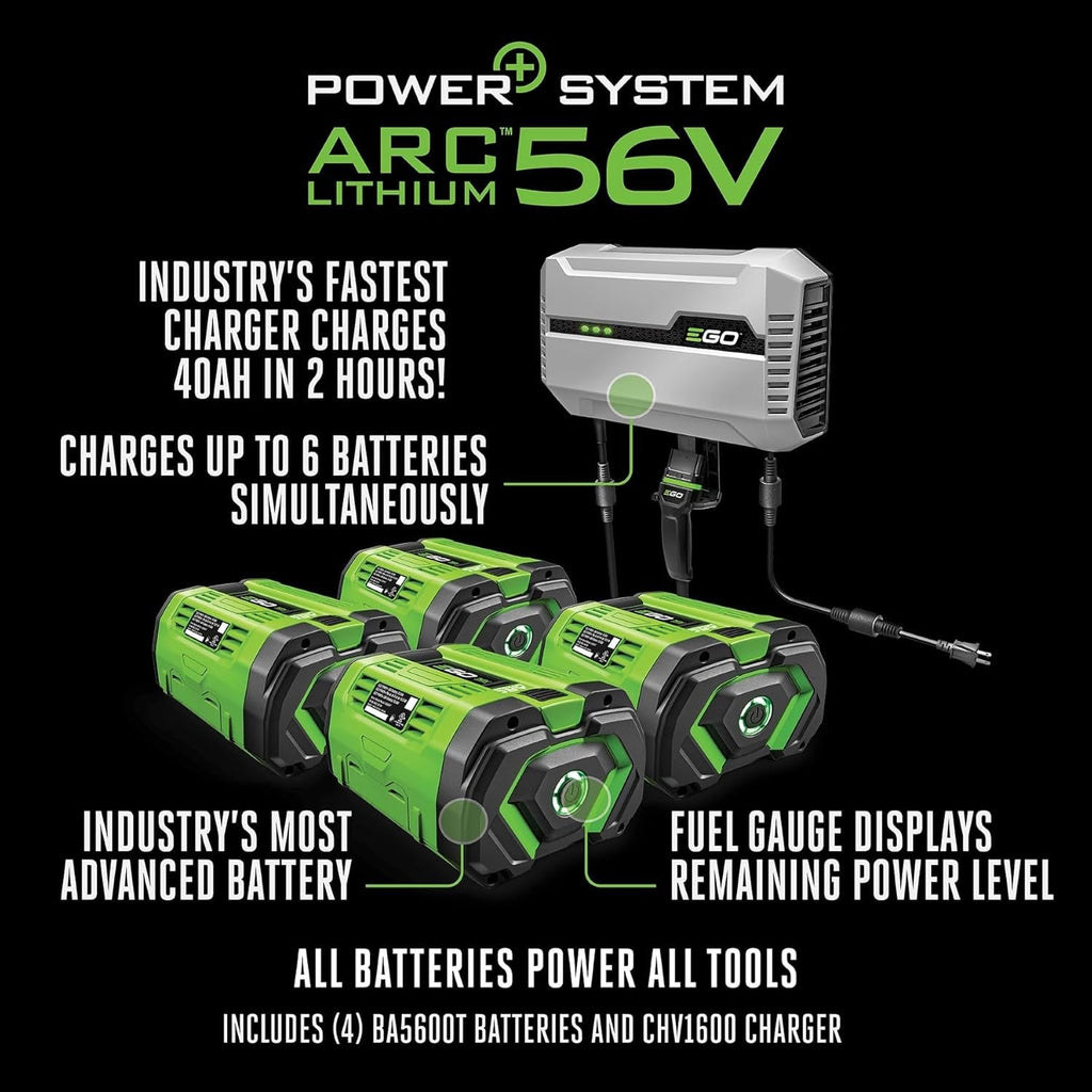 EGO POWER+ Z6 106.7 cm 22 HP Zero-Turn Riding Lawn Mower ZT4204L