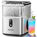 EUHOMY IM013-NSI-USEH Nugget Ice Maker Stainless Steel 15.9 kg/24h