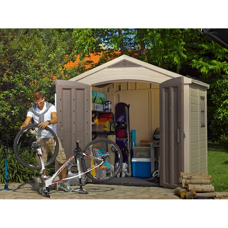 Keter Factor 256.5 x 181.6 cm Outdoor Storage Shed