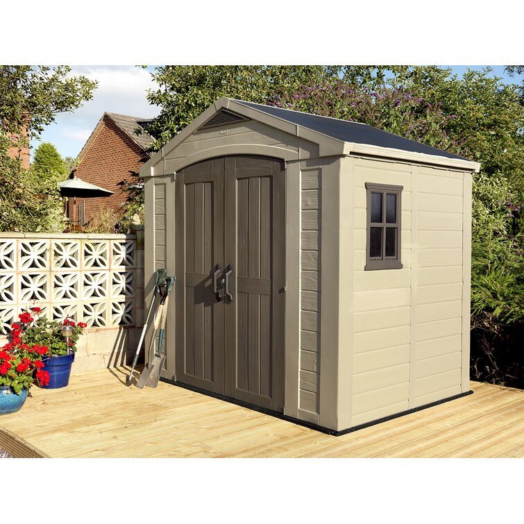Keter Factor 256.5 x 181.6 cm Outdoor Storage Shed