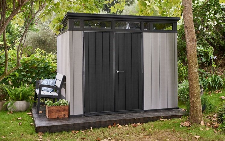 Keter Artisan 276.9 x 217.9 cm Outdoor Storage Shed