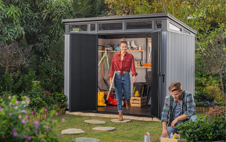 Keter Artisan 276.9 x 217.9 cm Outdoor Storage Shed