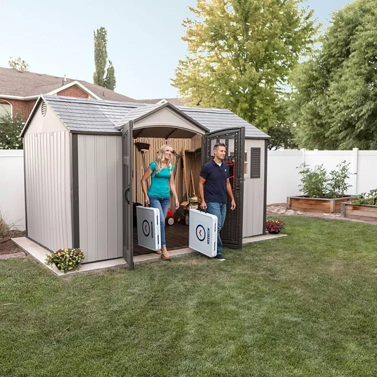 Lifetime 3.8 x 2.4 m Outdoor Storage Shed