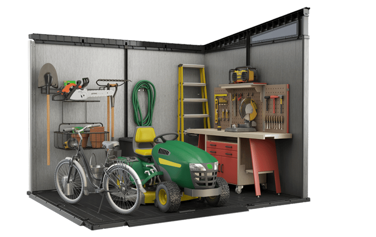 Keter Artisan 276.9 x 217.9 cm Outdoor Storage Shed