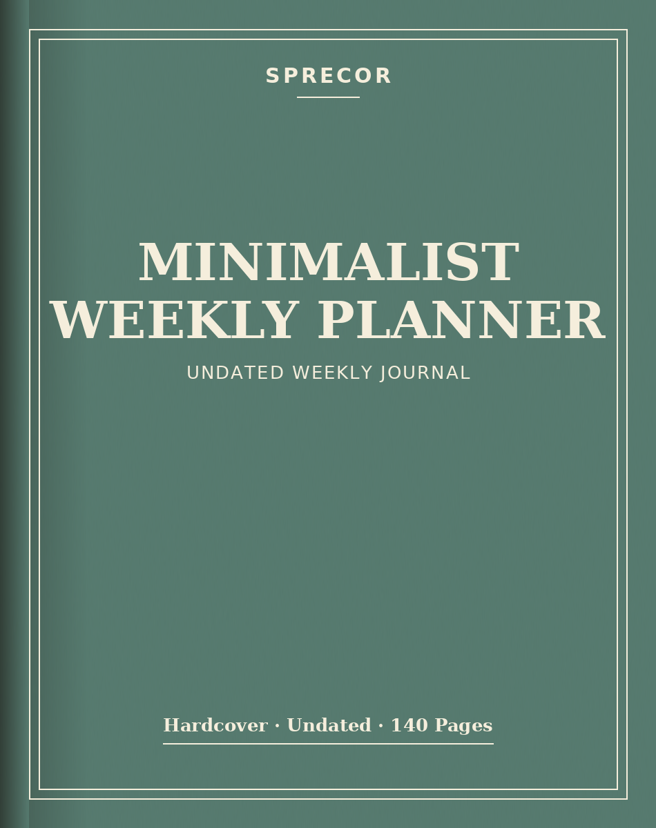 Minimalist Weekly Planner